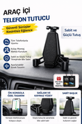 Araç İçi Telefon Tutucu + Oto Koku Kartı Hediyeli