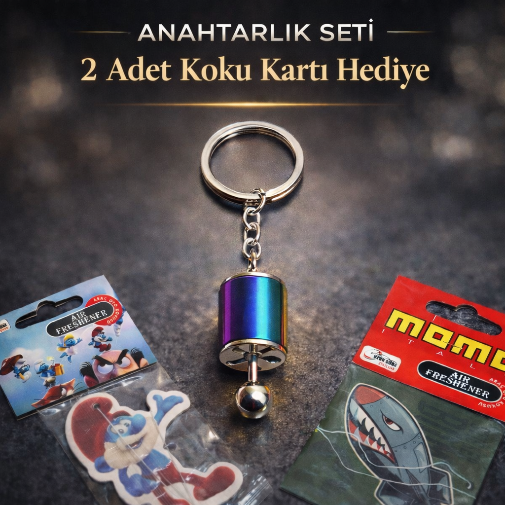 Bukalemun Vites Premium Anahtarlık Seti – Şık Tasarım + Hediye Avantajı!