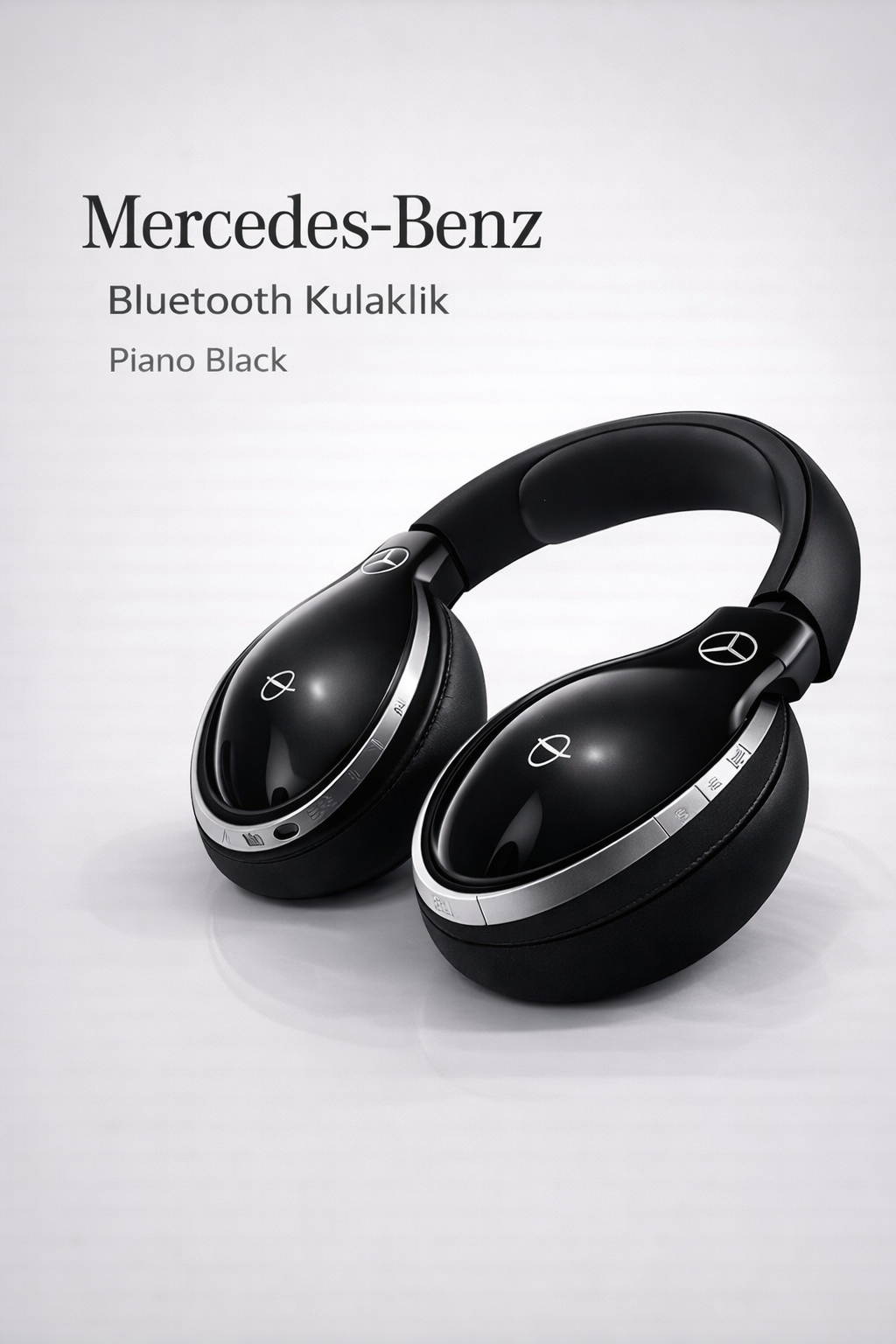 Mercedes-Benz Kulaküstü Bluetooth Kulaklık Piano Black