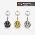 JANT DÖNEN DİSK METAL OTO ANAHTARLIK GOLD| SILVER| BLACK +🎁 Oto Kokusu Hediyeli